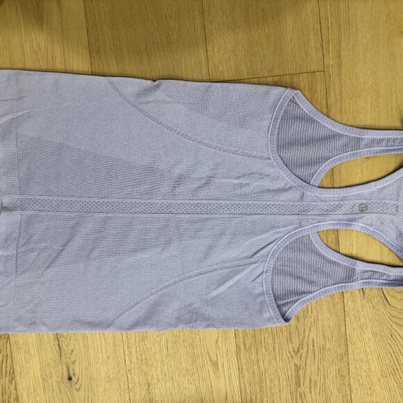 Lululemon Swiftly Tech Racerback Heathered Lilac -Size 6 - Picture 7 of 10
